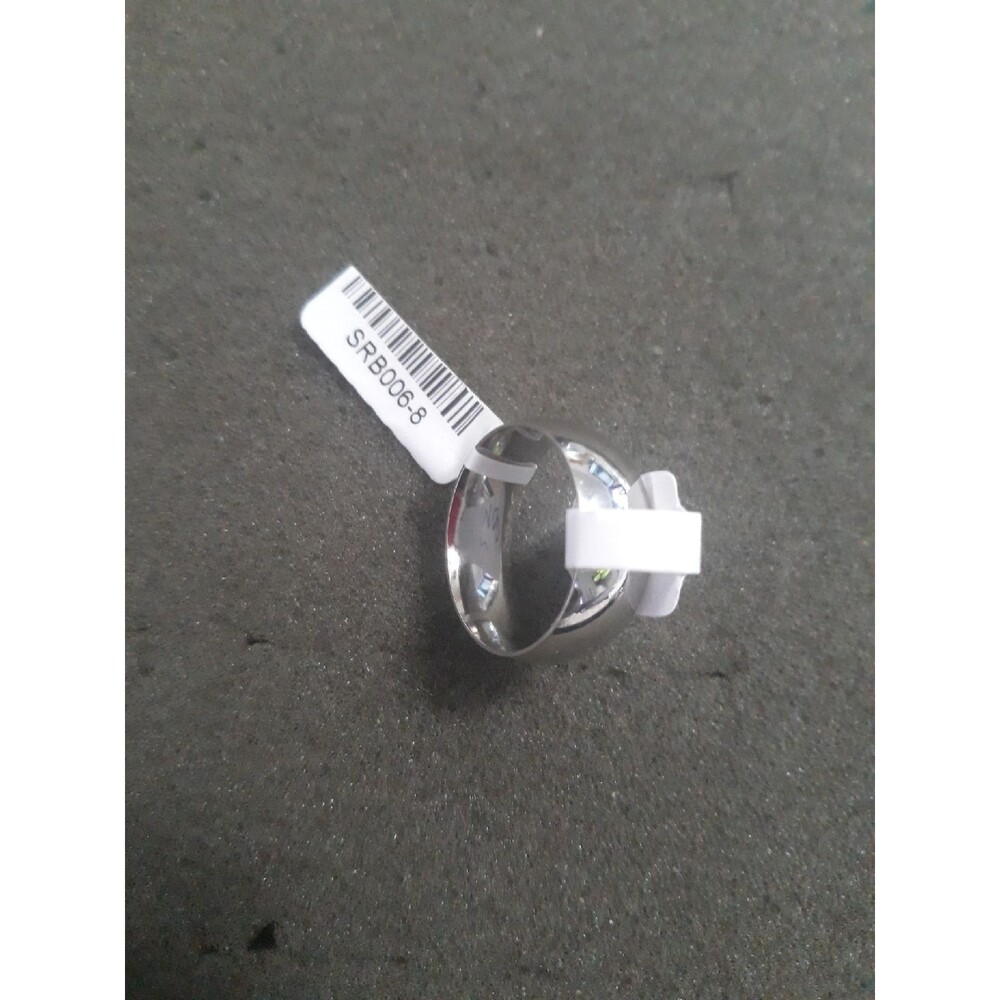 stainless steel high polihed ring sz8